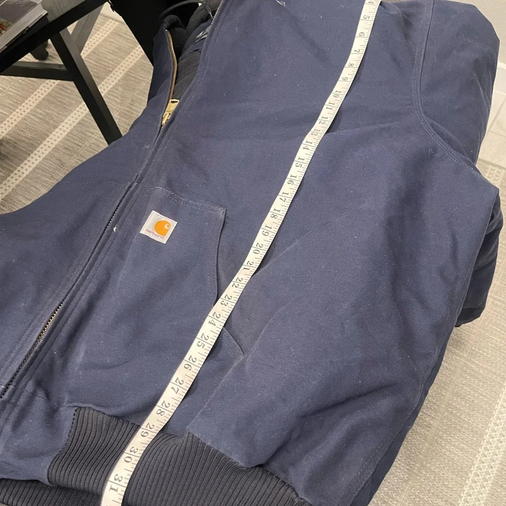 Carharrt iconic loose fit canvas zip up hoodie jacket 4XL Tall